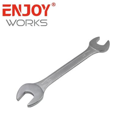 China Satin Finish Chrome Vanadium Steel Forging Double Open End Wrench Combination Wrench for sale