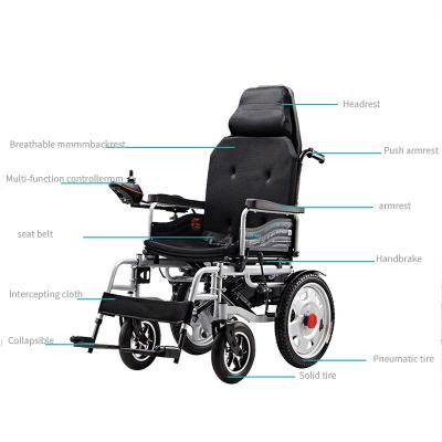 China Electric Wheelchair Auxiliary Portable Wheelchair Prices Turkey Electric Walking Foldable for sale