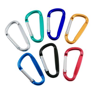 China Wholesale Camping Metal (Anodized Aluminum) D Shape Aluminum Carabiner Clip for sale