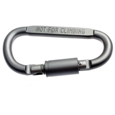 China Automotive Industry Aluminum Metal Carabiner Clip for sale