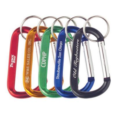 China Retail Industry Wholesale Aluminum Carabiner Key Chain for sale