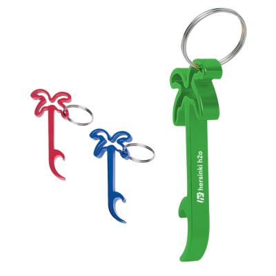 China Palm Stocked Key Chain Bottle Opener for sale