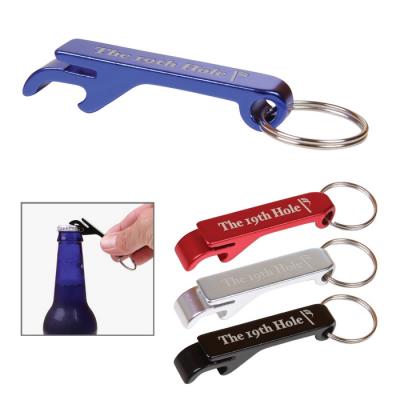 China Customized Key Chain Bottle Opener Stocked With LED Light for sale