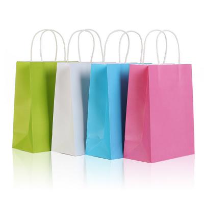 China Recyclable Natural Kraft Paper Shopping Bag for sale