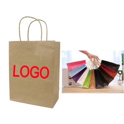 China Customized Recyclable Brown Kraft Paper Bag for sale