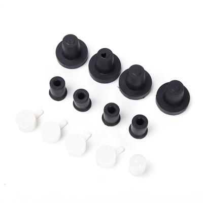 China NR Factory Supplied OEM Round Food Grade 10mm Silicone Rubber Plug Plug for sale