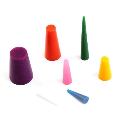 China Smooth Custom Durable Conical Silicone Rubber Stopper For Test Tube / Holes for sale