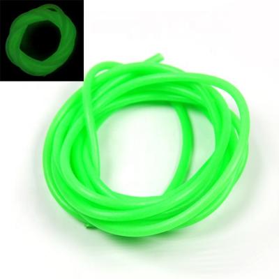 China Heat& Cold Resistant Flexible Water Proof Bright Glowing In Dark Silicone Rubber Hose Fishing Tube for sale