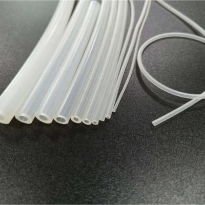 China Water/Milk/Beer/Air Transfer Transparent High Temperature Food Grade Silicone Rubber Hose Flexible Extruded Heavy Duty Thin Tubing Small for sale