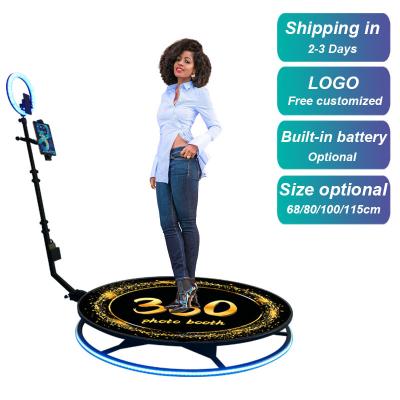 China 360 Photo Booth High Quality 360 Photo Booth Video Spinner Brand New Machine Led Auto Video Booth 360 Photo Booth Selfie Photobooth for sale