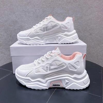 China Wholesale New Fashion Trend Low Price Spring Shoes Women's Mesh Breathable Sports Shoes Daily Worms New and Dad Girls Summer for sale