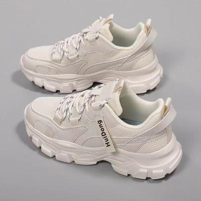 China New Fashion Trend Factory Direct Sales Women's Simple Women's Breathable Sneakers Wear Mesh Dad Shoes Casual Shoes for sale