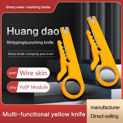 China Welding Accessories Weld Scraper Yellow Wire Fittings Knife Stripping Knife for sale