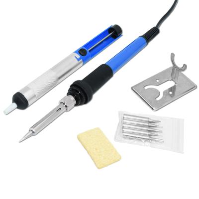 China Factory direct sale temperature thermostat 60W controller electric soldering iron set 110V220 unregulated soldering iron tool for sale