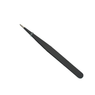 China Wholesale ESD Straight Head/Straight Tweezers ESD-12 Tool Maintenance Tweezers Straight Head Blunt Head Tweezers Straight Head for sale