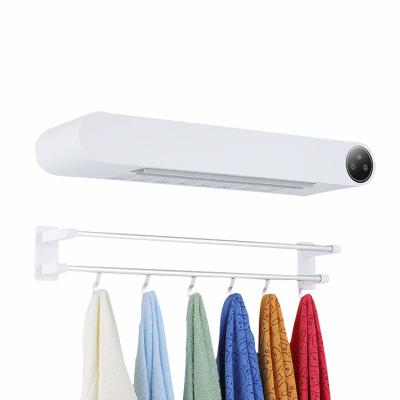 China Heater Bathroom Wall Mounted Electric Heated Towel Rail Heater Rack Electric Dryer Control Towel Thermal Heater for sale