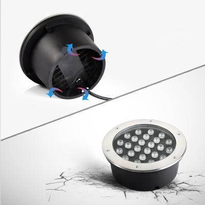 China Garden DC12V 24V Waterproof RGB Led Garden Recessed LED Burried Inground Underground Lighting for sale