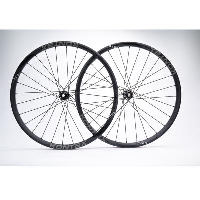 China Hot Selling Mountain Bikes Carbon Fiber Bicycle Wheel Set 35mm Width U Shape 20mm Mountain Bicycle Wheelset for sale