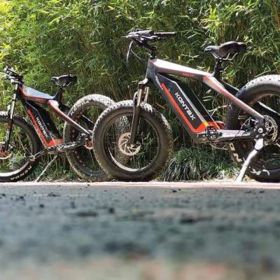 China Carbon Fiber Ready Expedition 26 Fat Tire 4.0 Electric Mountain Bike With Ebike Motor1000w Carbon Fiber Electric Cycles For Men for sale