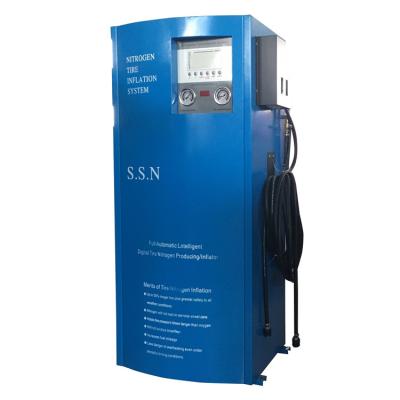 China Full-automatic Nitrogen High Purity Vacuum Car Tire Nitrogen Generator And Inflator System for sale