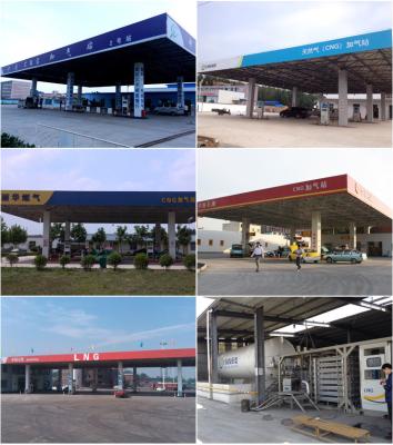 China CNG / LNG Gas Filling Stations Compressed Natural Gas CNG Gas Fueling Stations for sale