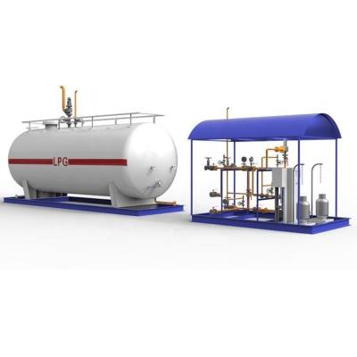 China Low Pressure 0.1MPa≤p 1.6MPa LPG Skid Plant Filling Station for Cooking Gas Suitable for sale