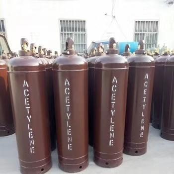 China 10 Cu FT Mc Acetylene Steel Gas Cylinder with Cga 200 Valve Customized and WESG09 for sale