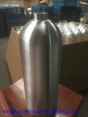 China Polished DOT ISO Standard Aluminum Gas CO2 Cylinder for Beverage in T3 T8 Temper for sale