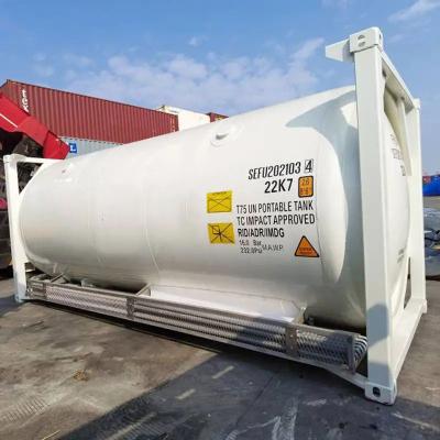 China 5-200 M3 0.8 MPa 20FT Cryogenic Liquid ISO Tank Container Liquid Nitrogen/Oxygen/Argon Tank Cryogenic for sale