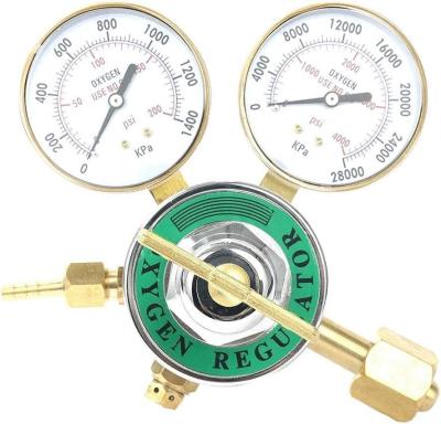 China Oxygen Regulator Large Tank Gauge Cutting Torch Regulator Cga 540 for sale