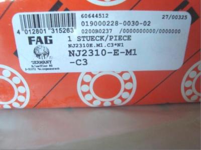 China NJ2310-E-M1-C3  FAG Cylindrical roller bearings for sale