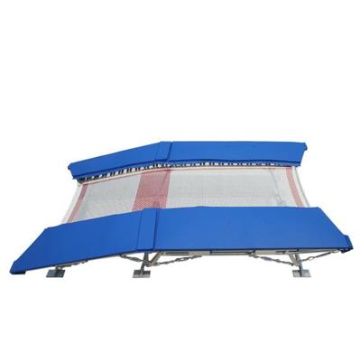 China Without Protective Net Jumping Equipment Double Gymnastic Trampoline High Grade For Competition for sale