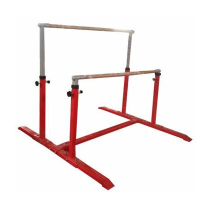 China Kids Steel Gymnastics Uneven Bars For Sale With Red Color for sale