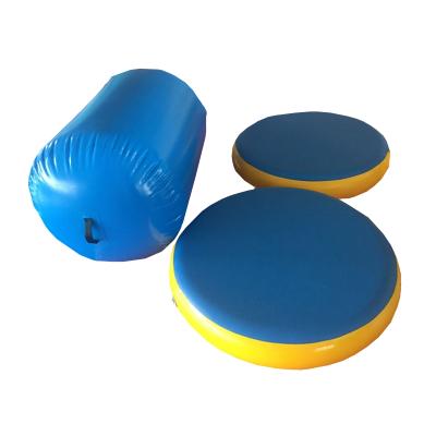 China Small Competition PVC Air Barrel Exercise Training Cylinder Gymnastics Roller Mat for sale