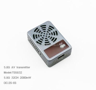 China RC Hobby FPV Thunderbolt 5.8G 2000mW 32CH WIRELESS TS5832 AV TRANSMITTER for sale