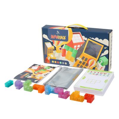 China Hot Sale Handbook and Brain Skills Educational Toy Soma Educational Toys Early Education Training Stacking Blocks for sale