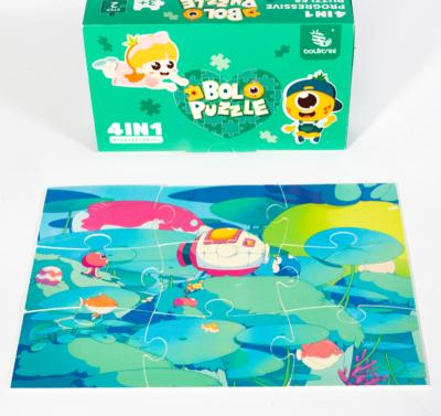 China High Quality Cartoon Toy Cartoon Jigsaw Puzzle Toys Developmental Educational Games For Children Unisex Toy Custom OEM 56pcs for sale