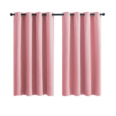 China Blackout Red Curtains For Living Room Modern Curtain European Luxury Color Blackout And Bedroom Pale Pink for sale