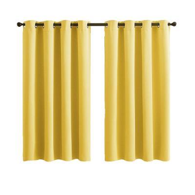 China Blackout Yellow Curtains For Living Room Blackout Curtain For Modern Bedroom Curtains Windows Window Living Room Blackout for sale