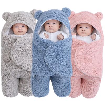 China Antibacterial Baby Stroller Sack Newborn Sleep Wrap Cocoon Wrap 100% Cotton Soft For 0-6 Months Sleep Blanket for sale