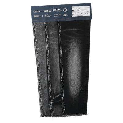 China Shrink-Resistant Soft Squishy Selvedge Roll Black Stretch Pakistan Jeans Fabric for sale