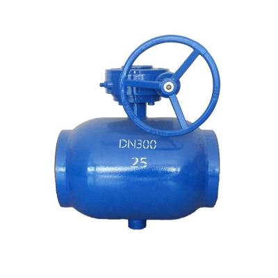 China Turbine Head Trunnion Type Ball Valve , CE Fully Welded Body Ball Valves for sale