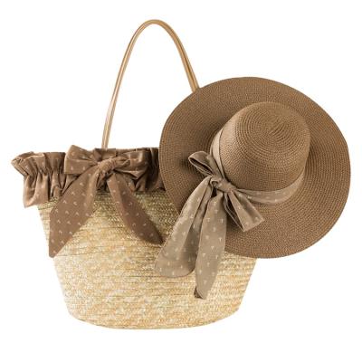 China Eco-Friendly Raw Material Fashion Eco-Friendly Lace Straw Bag Beach Lady Handbag for sale