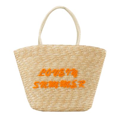 China Wholesale Custom Made Ladies Eco-friendly Large Straw Bucket Bags For Women JAKIJAYI Summer Eco-friendly Bag Straw Women Paper Straw Beach for sale