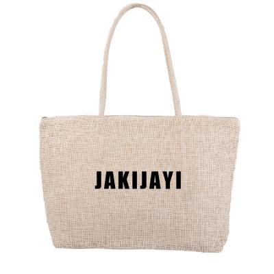 China Hot Handmade Straw Woven Handbag Summer Travel Ladies Eco-Friendly Eco-Friendly Raw Material Selling Eco-Friendly Beach Bag for sale