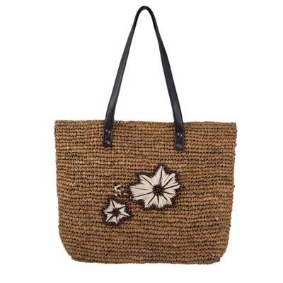 China Eco-Friendly Straw Shoulder Bag Women's Eco-Friendly Material Women's Straw Material Wholesale Material Straw Handbags for sale