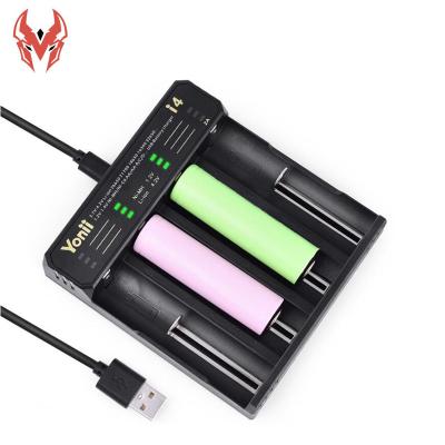 China UniversalÂ   5V2A 4 Slot rechargeable lithium ion NIMH NICD aa battery kc certification charger with CE ROHS kc PSE certification for sale