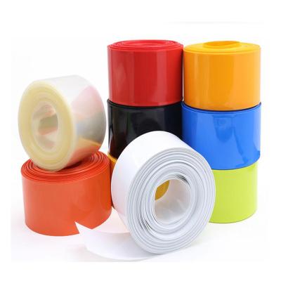 China Precut 300PCS /Bag18650 21700 Battery 32650 26650 Lithium Battery PVC Heat Shrink Wraps 18650 Battery Heat Shrink Tubing for sale