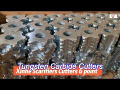 scarifier drum wear parts tungsten 6 points scarifier stars tct cutters floor planers accessories