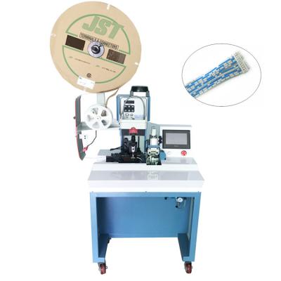 China Flat Cable Automatic Flat Yarn Crimping Stripping Machine At The Same Time for sale